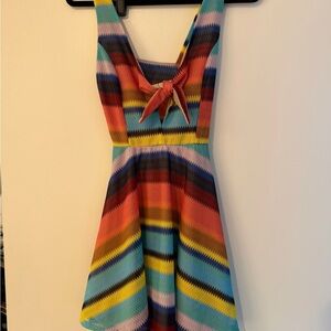Karlie Multicolor Striped Mini Dress